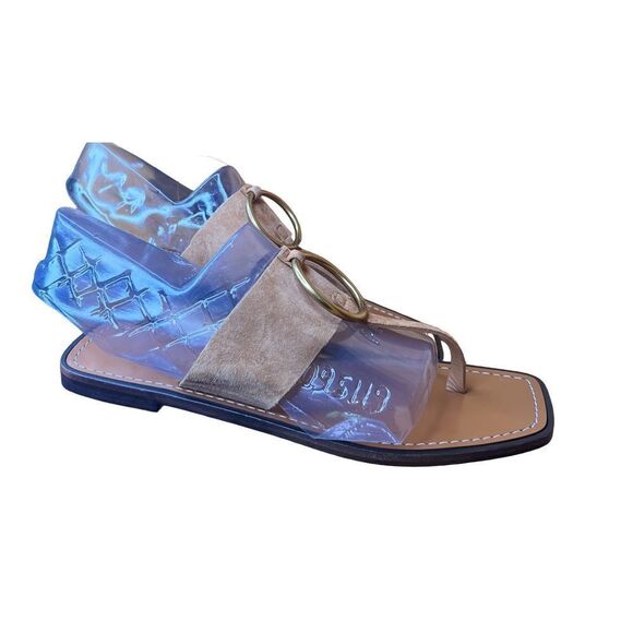 Frame Le Brentwood Slide Sandal in Whiskey Suede NWOB Size 39 1/2 - Picture 5 of 9